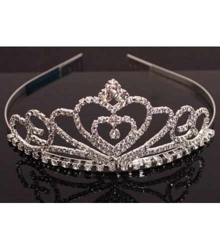 HA022 - Silver Crown Hair Accessory